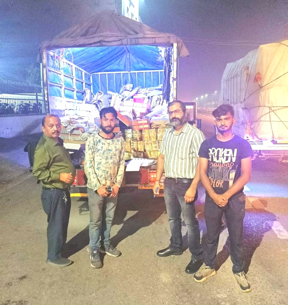 The food safety team set up a check post and collected 3 samples of sweets and 1 sample of mustard oil.